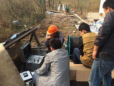 江蘇周莊測井現場