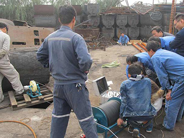 洪洞縣煤礦測井現場